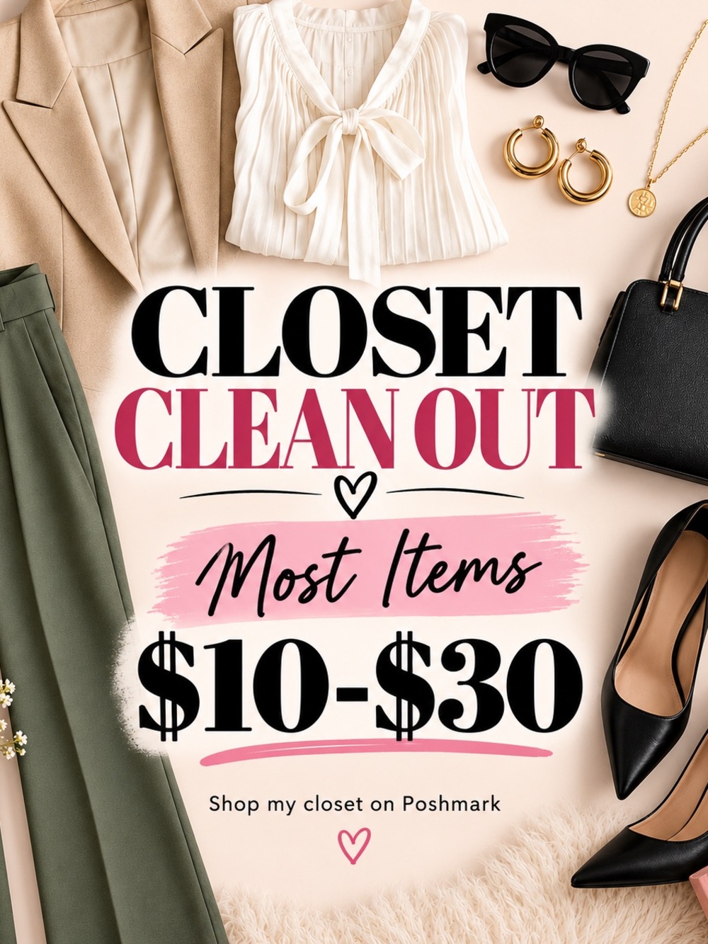 CLOSET CLEAN OUT! $10-30